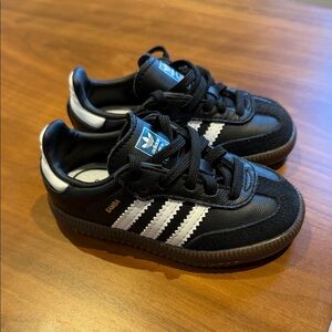 adidas Kids black Samba Sneakers 5k
